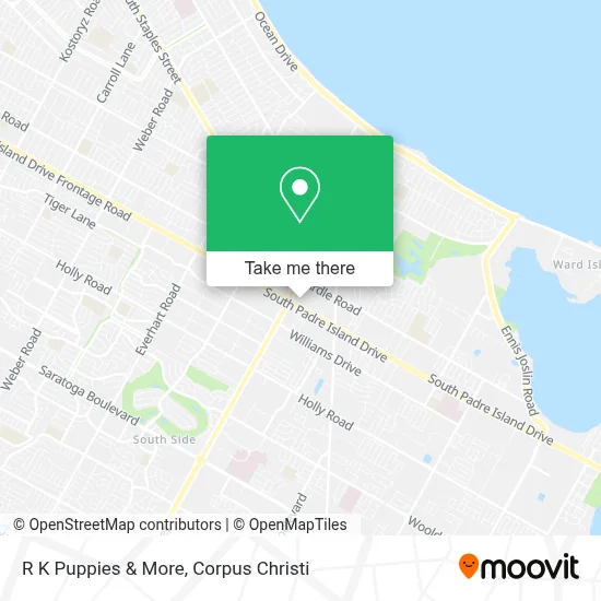 R K Puppies & More map
