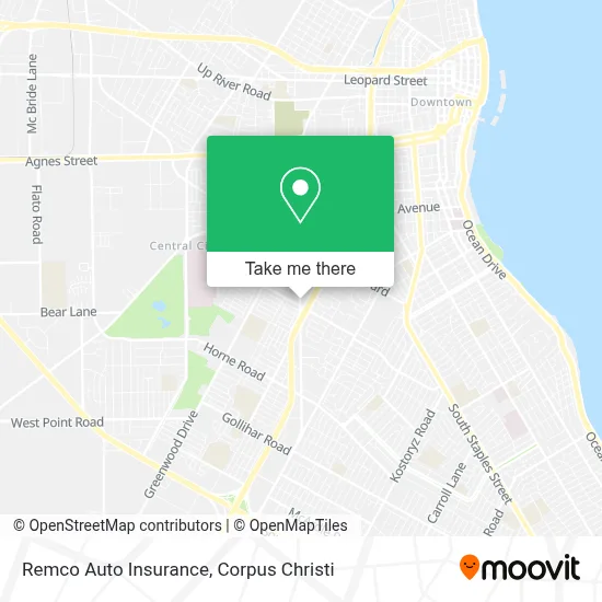 Remco Auto Insurance map