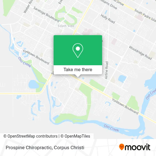 Prospine Chiropractic map