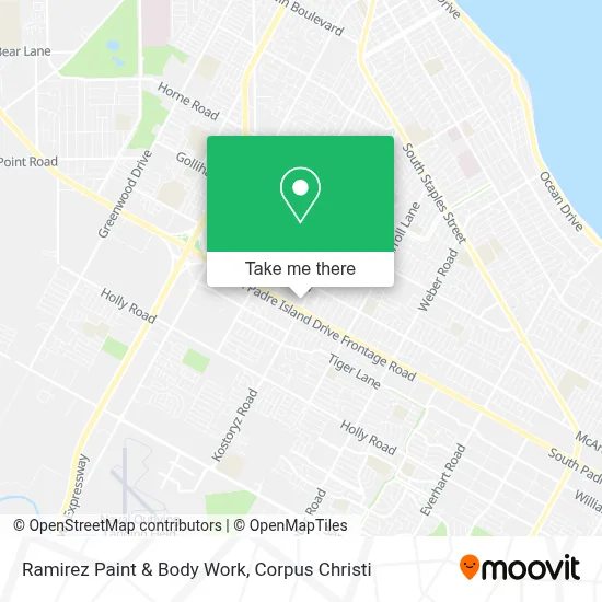 Ramirez Paint & Body Work map