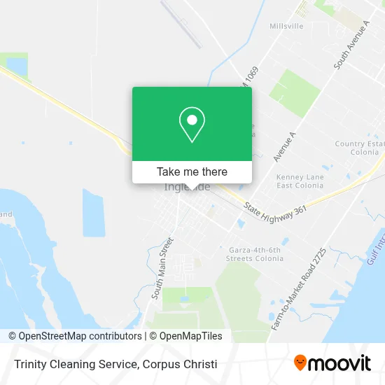 Trinity Cleaning Service map