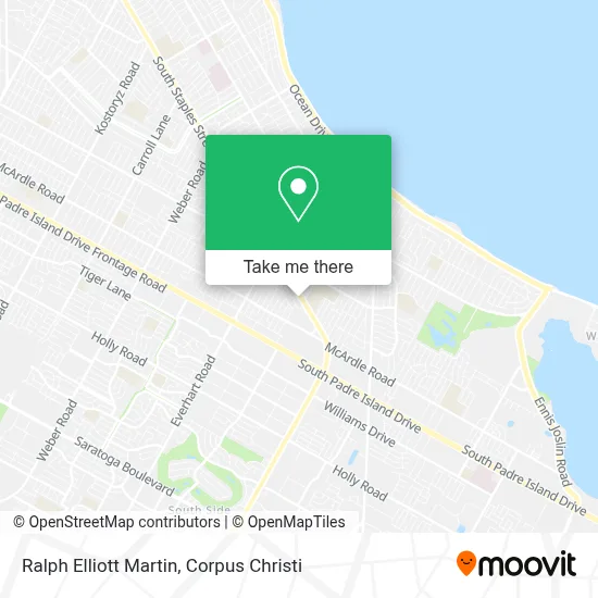 Ralph Elliott Martin map
