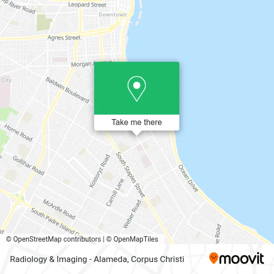 Radiology & Imaging - Alameda map