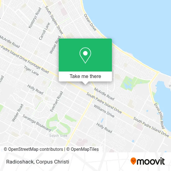 Radioshack map