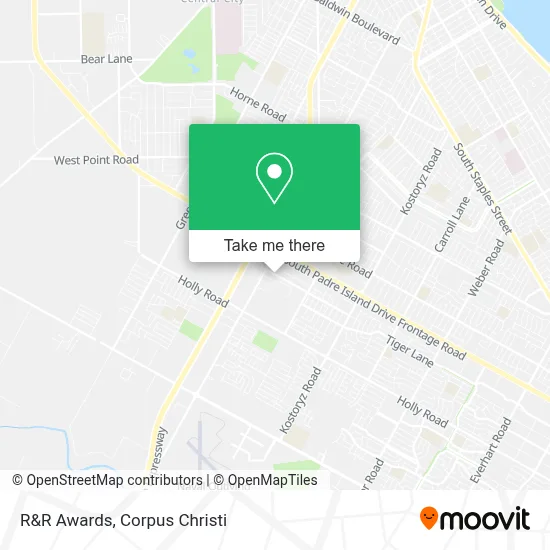 R&R Awards map