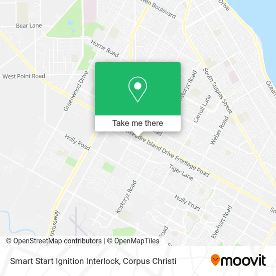 Smart Start Ignition Interlock map
