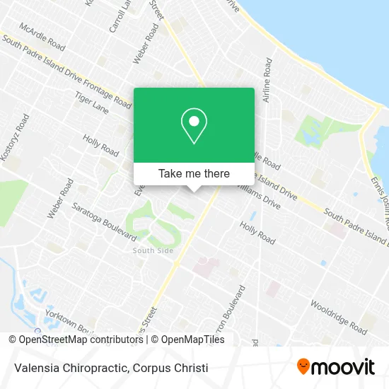 Valensia Chiropractic map