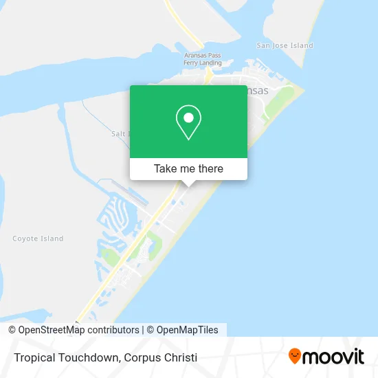Tropical Touchdown map