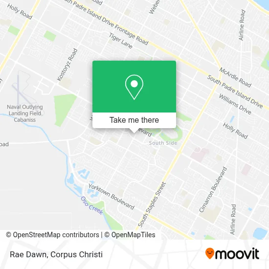 Rae Dawn map