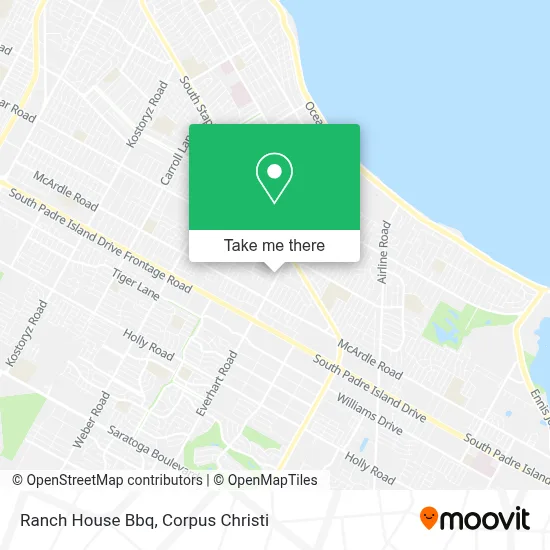 Ranch House Bbq map
