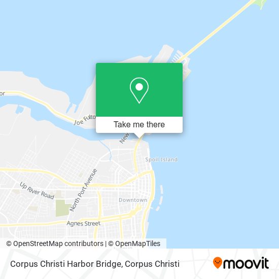 Corpus Christi Harbor Bridge map