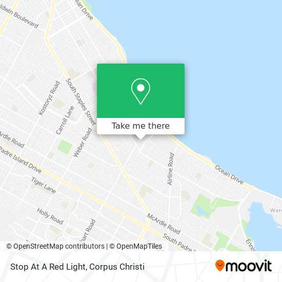 Stop At A Red Light map