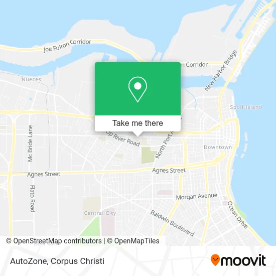 AutoZone map