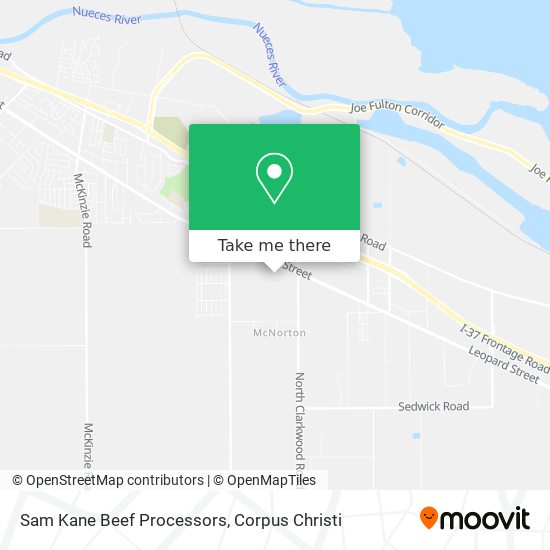 Sam Kane Beef Processors map