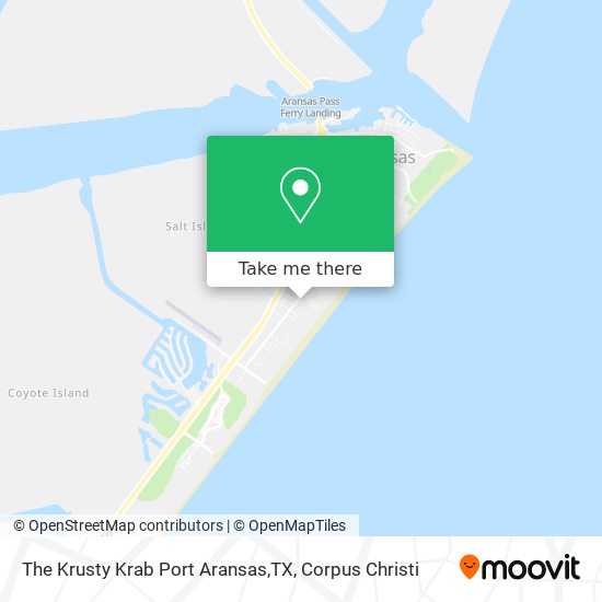 The Krusty Krab Port Aransas,TX map