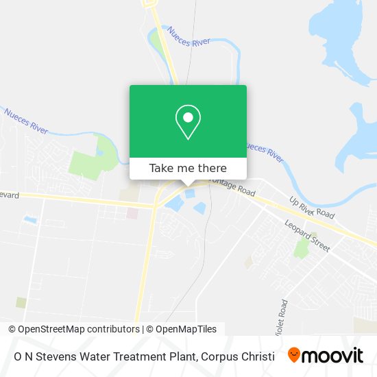 O N Stevens Water Treatment Plant map