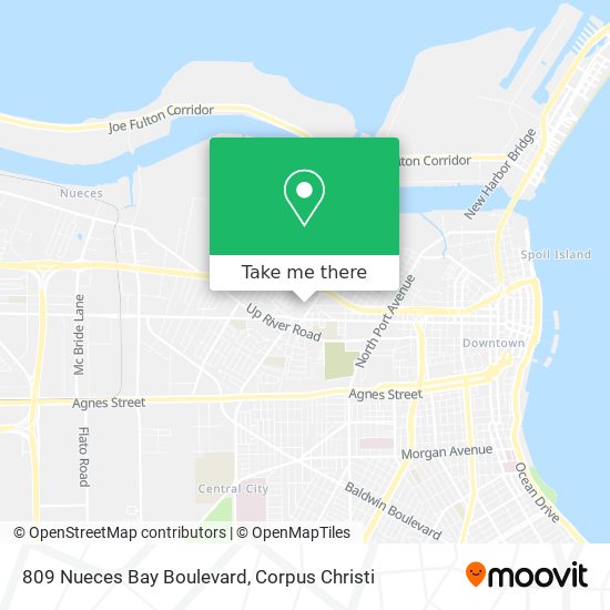 809 Nueces Bay Boulevard map