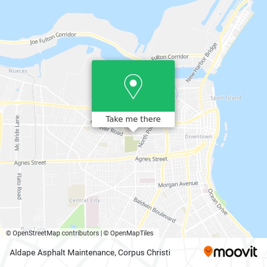 Aldape Asphalt Maintenance map