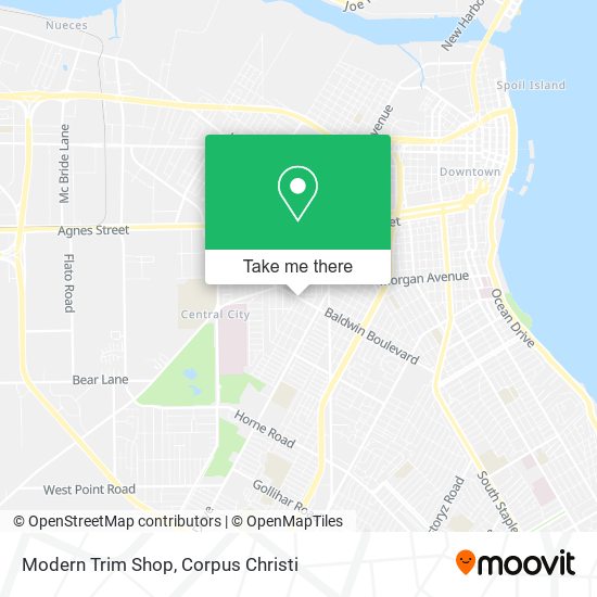 Mapa de Modern Trim Shop