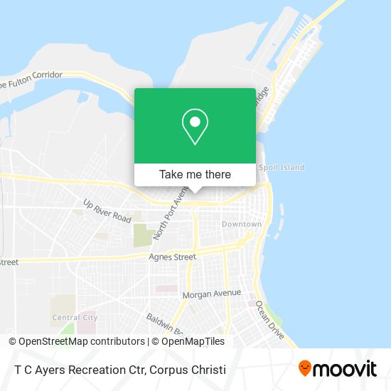 T C Ayers Recreation Ctr map