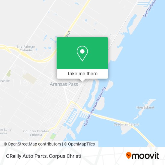 OReilly Auto Parts map