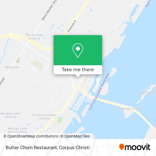 Mapa de Butter Churn Restaurant