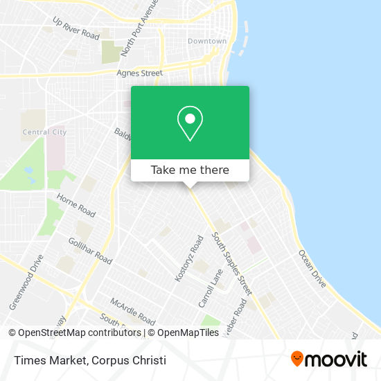 Times Market map