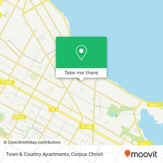 Town & Country Apartments map