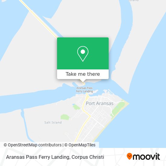 Aransas Pass Ferry Landing map