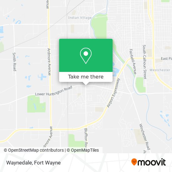 Waynedale map