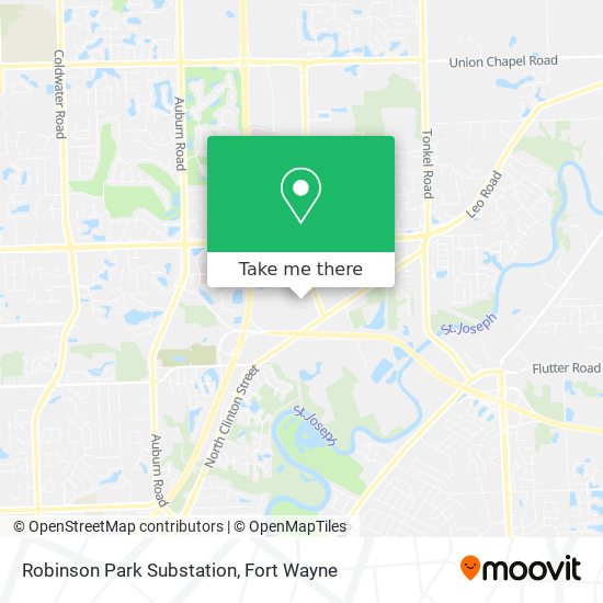 Mapa de Robinson Park Substation
