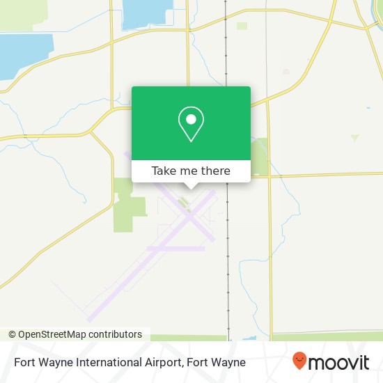 Fort Wayne International Airport map