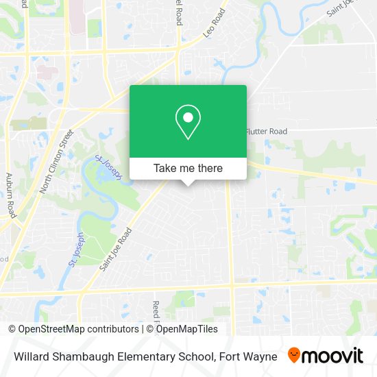 Willard Shambaugh Elementary School map