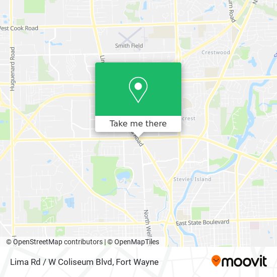 Lima Rd / W Coliseum Blvd map