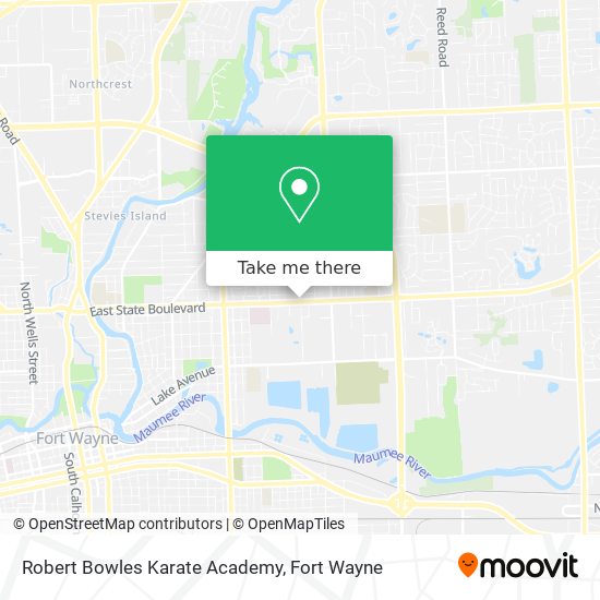 Robert Bowles Karate Academy map