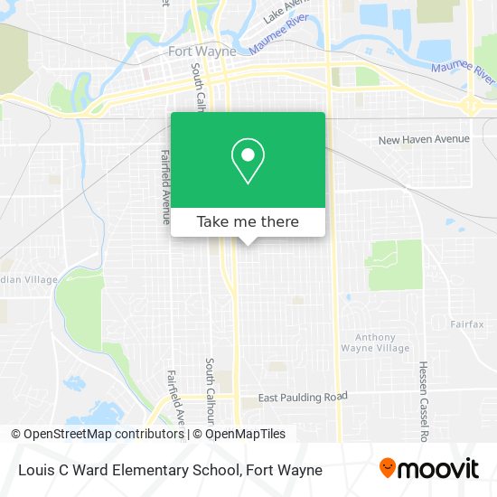 Mapa de Louis C Ward Elementary School