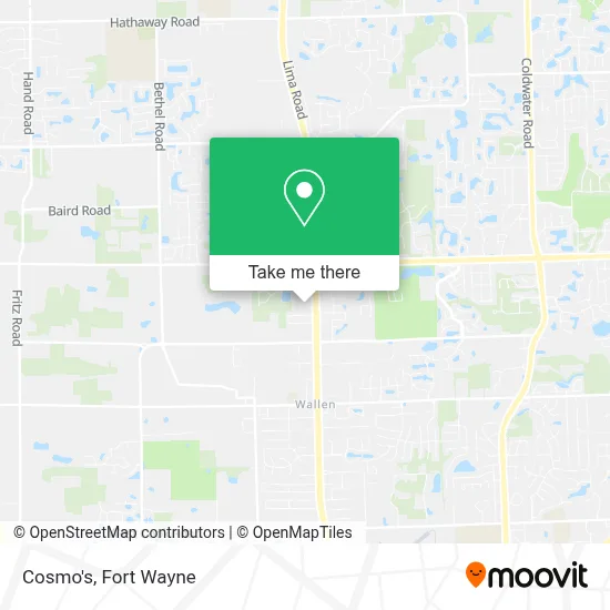 Cosmo's map