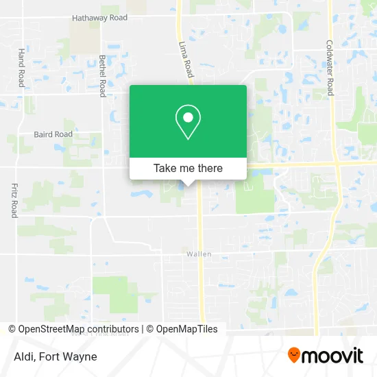 Aldi map