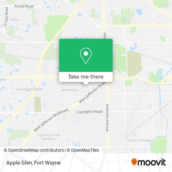 Apple Glen map