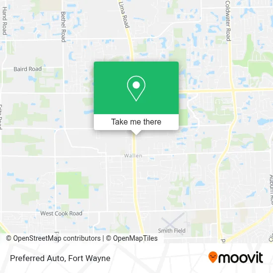 Preferred Auto map