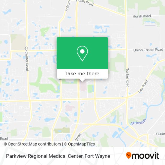 Mapa de Parkview Regional Medical Center