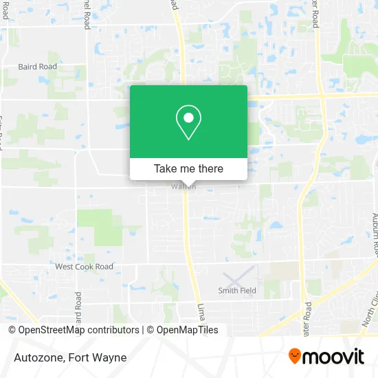 Autozone map