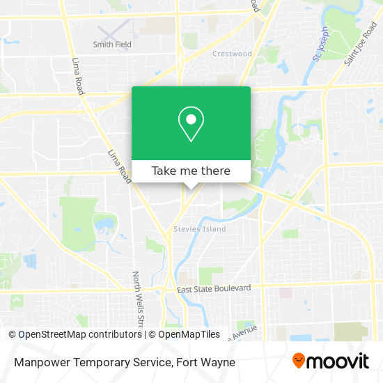 Manpower Temporary Service map