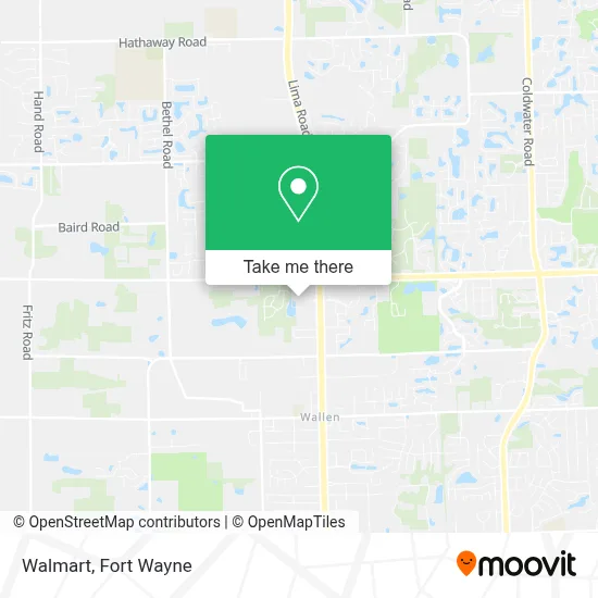 Walmart map