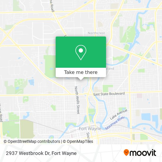 2937 Westbrook Dr map