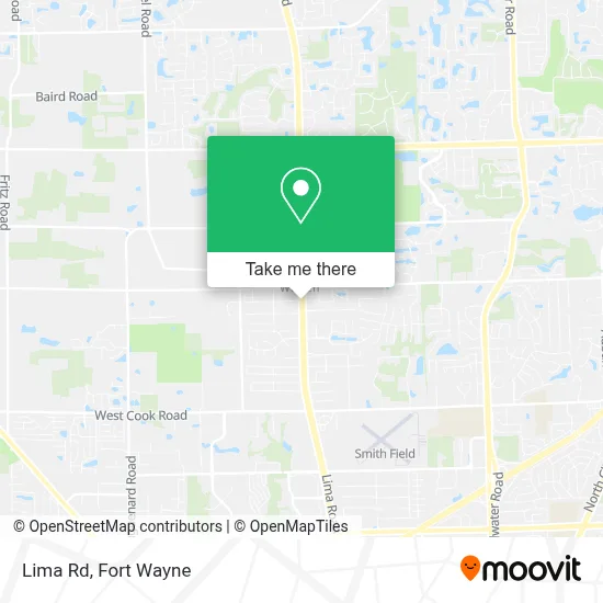 Lima Rd map