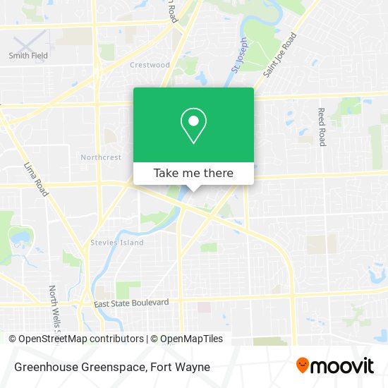 Mapa de Greenhouse Greenspace