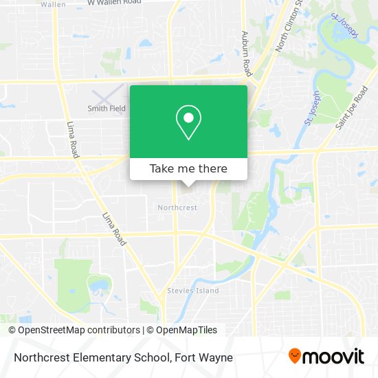 Northcrest Elementary School map