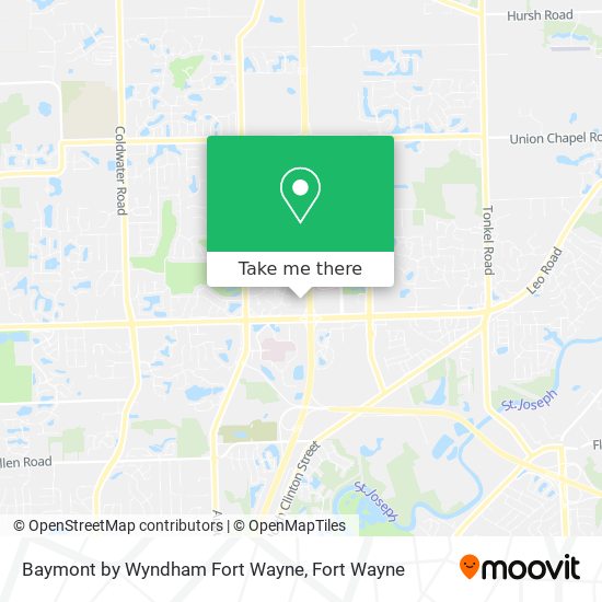 Mapa de Baymont by Wyndham Fort Wayne