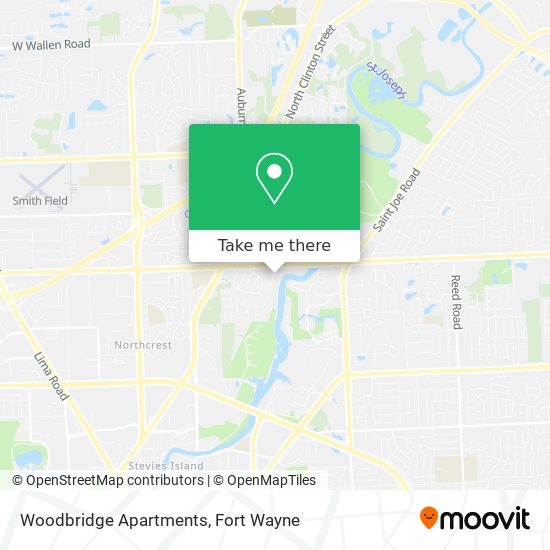 Mapa de Woodbridge Apartments